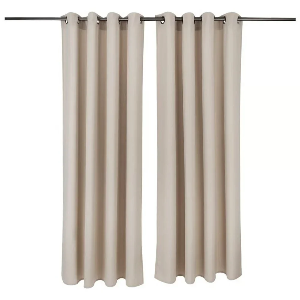 NEW Ikea Revlummer Brown Curtains 1 Pair (2 Panels) 55